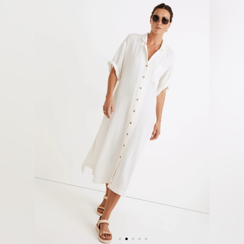 Madewell lightestspun cover up maxi dress